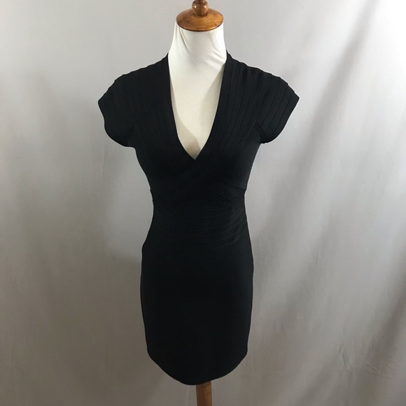Herve Leger Dresses & Skirts - Herve Leger Black Bodycon Dress